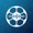 比分网页脚蓝色盾牌Logo标识